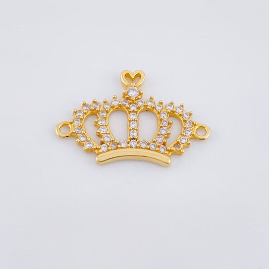 Herraje Corona Realeza Imperial 2gr / 2.5cm / Oro Amarillo 18K