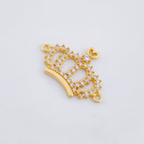 Herraje Corona Realeza Imperial 2gr / 2.5cm / Oro Amarillo 18K