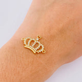 Herraje Corona Realeza Imperial 2gr / 2.5cm / Oro Amarillo 18K