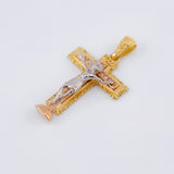 Dije Cruz Cristo 4.9gr / 3.5cm / Tres Oros 18K ©
