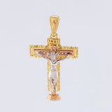 Dije Cruz Cristo 4.9gr / 3.5cm / Tres Oros 18K ©