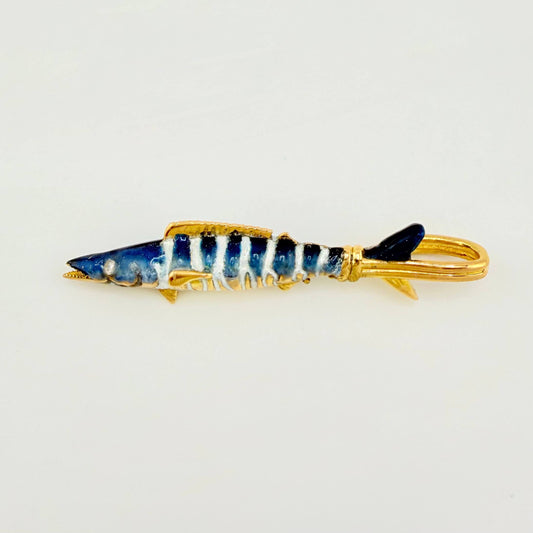 Dije Pez Barra Cuda 11.7gr / 4.8cm / Oro Amarillo 18K
