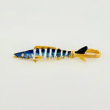 Dije Pez Barra Cuda 11.7gr / 4.8cm / Oro Amarillo 18K