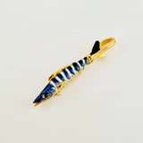 Dije Pez Barra Cuda 11.7gr / 4.8cm / Oro Amarillo 18K