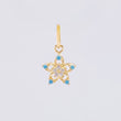 Dije Flor Geranio 0.5gr / 1.5cm / Oro Amarillo 18K *