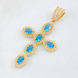 Dije Cruz Tupida 4.65gr / 4.8cm / Oro Amarillo 18K *