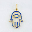 Dije Mano Hamsa 1.1gr / 2.3cm / Oro Amarillo 18K *