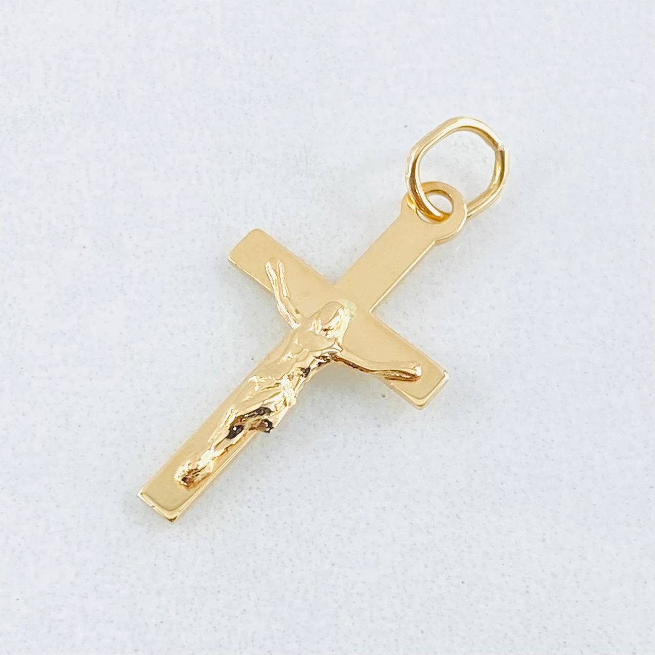 Dije Cruz Cristo 1gr / 2.4cm / Oro Amarillo 18K *