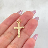 Dije Cruz Cristo 1gr / 2.4cm / Oro Amarillo 18K *