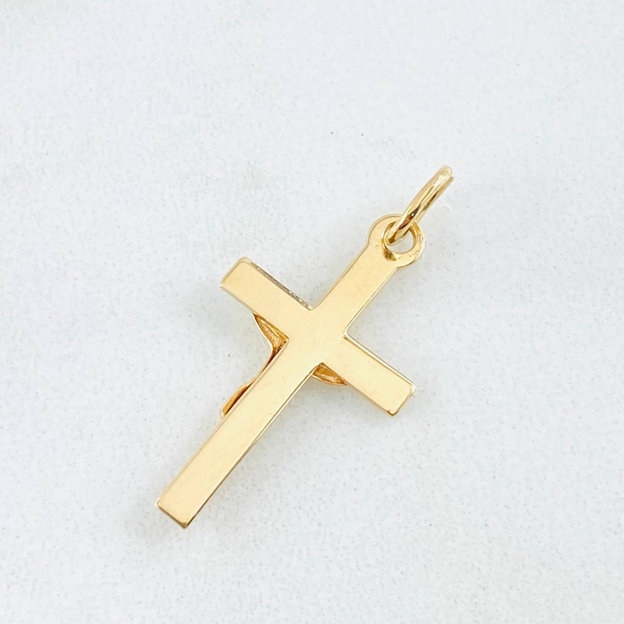 Dije Cruz Cristo 1gr / 2.4cm / Oro Amarillo 18K *