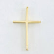 Dije Cruz Cubica 2.05gr / 2.8cm / Oro Amarillo 18K *