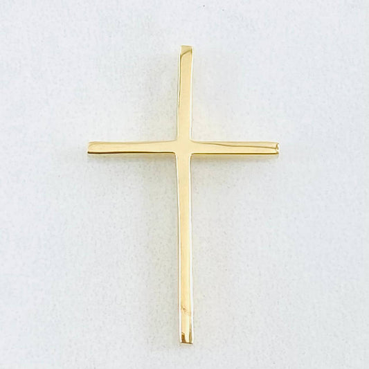 Dije Cruz Cubica 2.05gr / 2.8cm / Oro Amarillo 18K *
