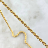 Cadena Lazo 7.2gr / 60cm / 3.1mm Oro Amarillo +3 18K