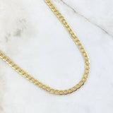 Cadena Cubana 10gr / 60cm / 4.6mm Oro Amarillo +0 18K
