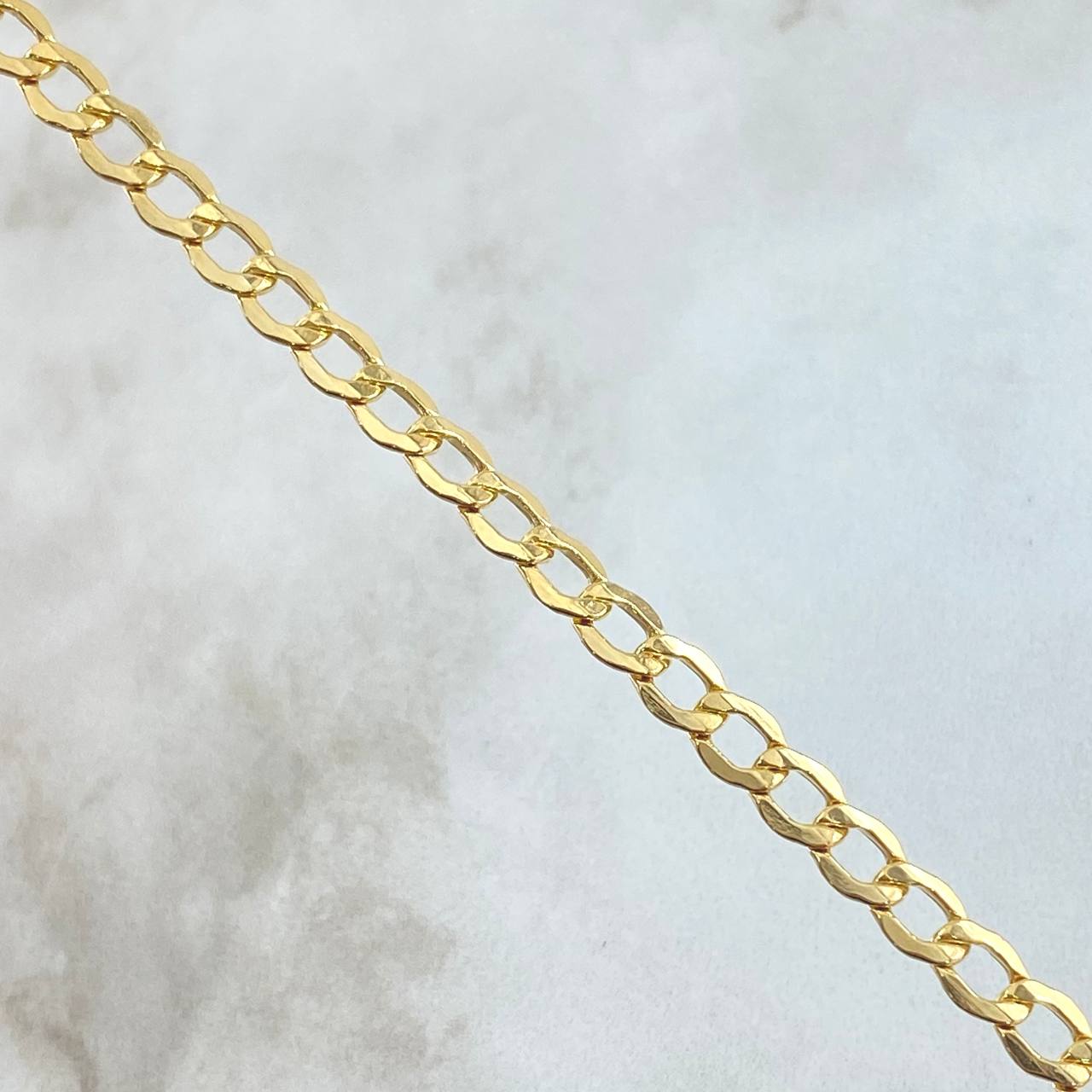 Cadena Cubana 10gr / 60cm / 4.6mm Oro Amarillo +0 18K ©