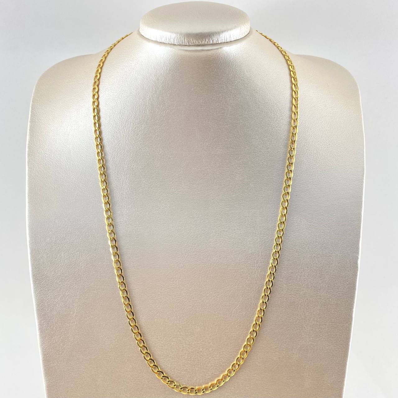 Cadena Cubana 11.3gr / 60cm / 5.1mm Oro Amarillo +0 18K