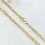 Cadena Cubana 7.4gr / 70cm / 3.3mm Oro Amarillo +0 18K ©