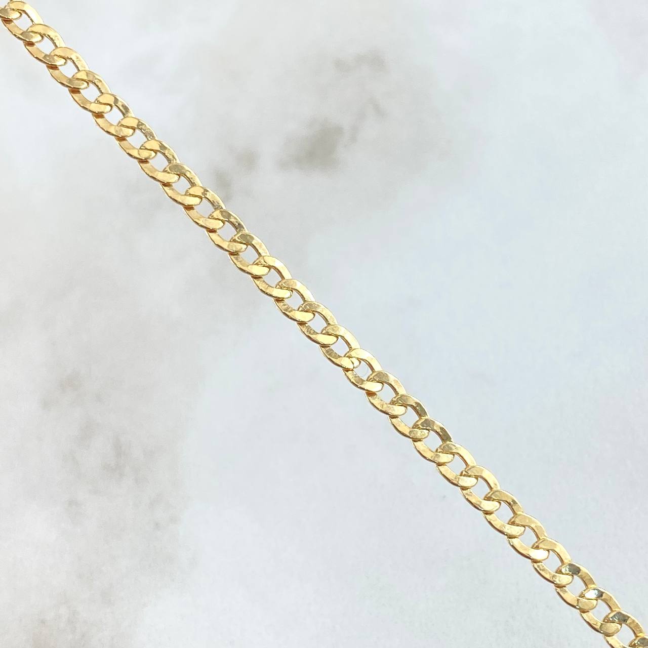 Cadena Cubana 6.45gr / 60cm / 3.4mm Oro Amarillo +0 18K *