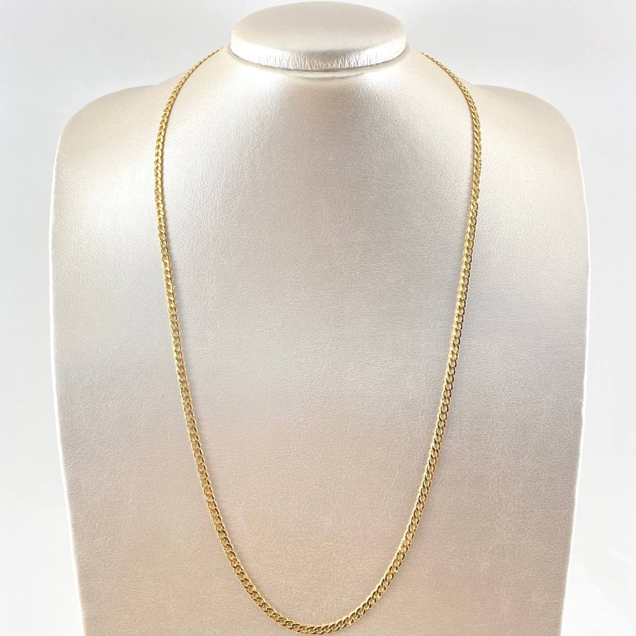 Cadena Cubana 6.45gr / 60cm / 3.3mm Oro Amarillo +0 18K