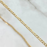 Cadena Cubana 4gr / 60cm / 2.5mm Oro Amarillo +0 18K