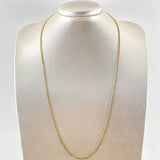 Cadena Cubana 4gr / 60cm / 2.5mm Oro Amarillo +0 18K