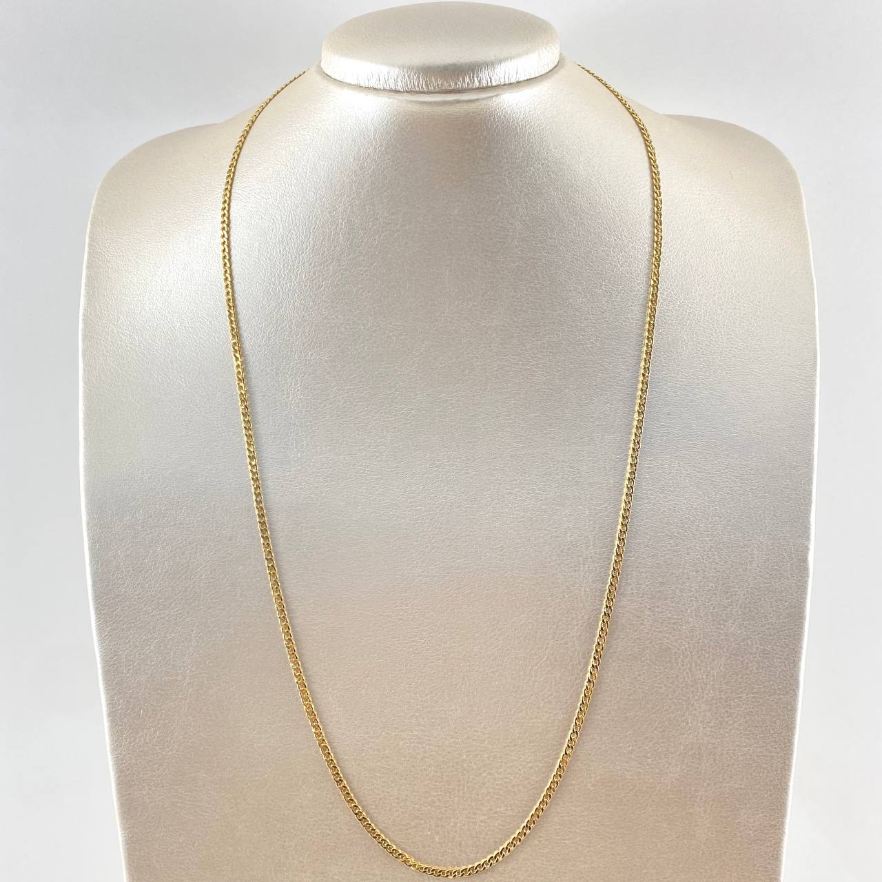 Cadena Cubana 5.35gr / 60cm / 2.6mm Oro Amarillo +1 18K