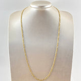 Cadena Figaro 4.15gr / 63cm / 3.3mm Oro Amarillo +0 18K *