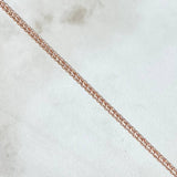 Cadena Franco 2.9gr / 50cm / 1.4mm Dos Oros Blanco Rosa +3 18K
