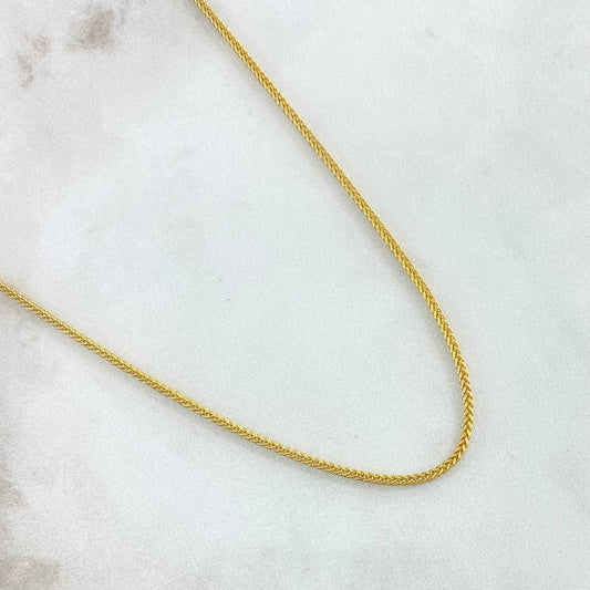 Cadena Franco 3.85gr / 60cm / +3 Oro 18K