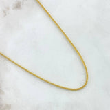 Cadena Franco 3.85gr / 60cm / +3 Oro 18K
