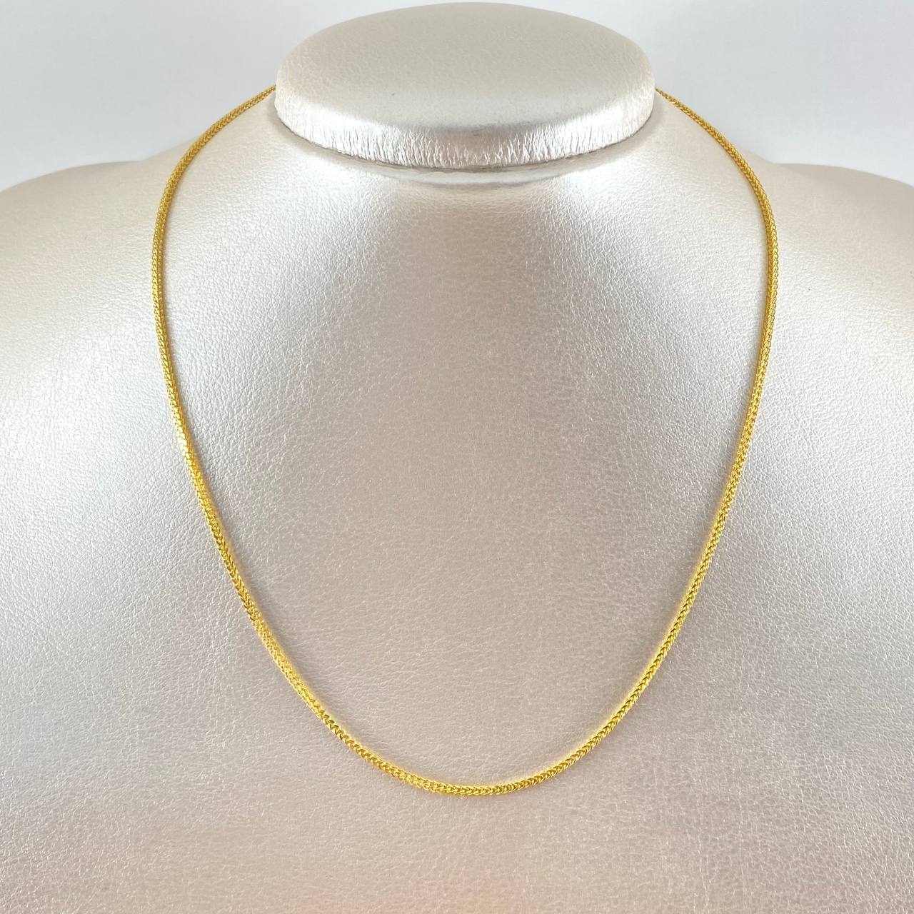 Cadena Franco 2.15gr / 45cm / +3 Oro 18K ©