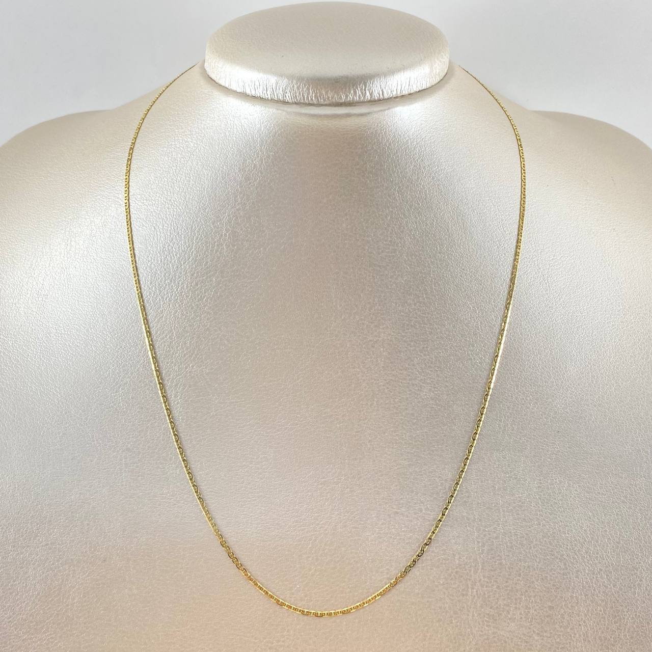 Cadena Plana 2.2gr / 50cm / +3 Oro 18K ©
