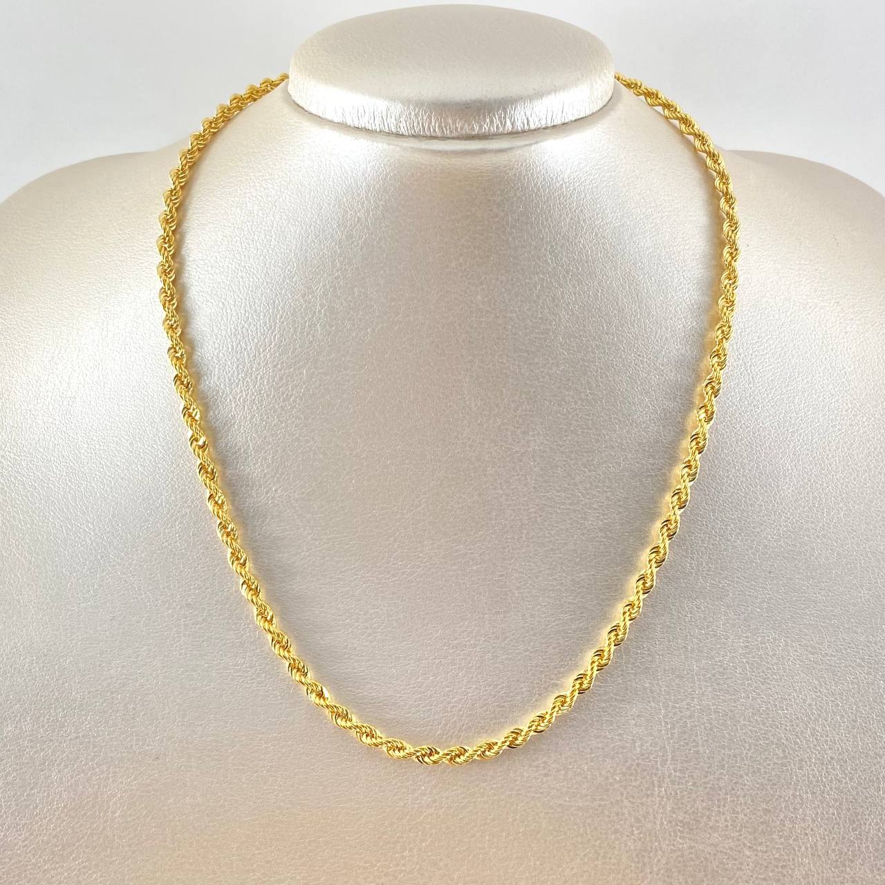 Cadena Lazo 9.05gr / 50cm / 3.8mm Oro Amarillo +3 18K