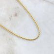Cadena Lazo 2.55gr / 40cm / 2.1mm Oro Amarillo +3 18K *