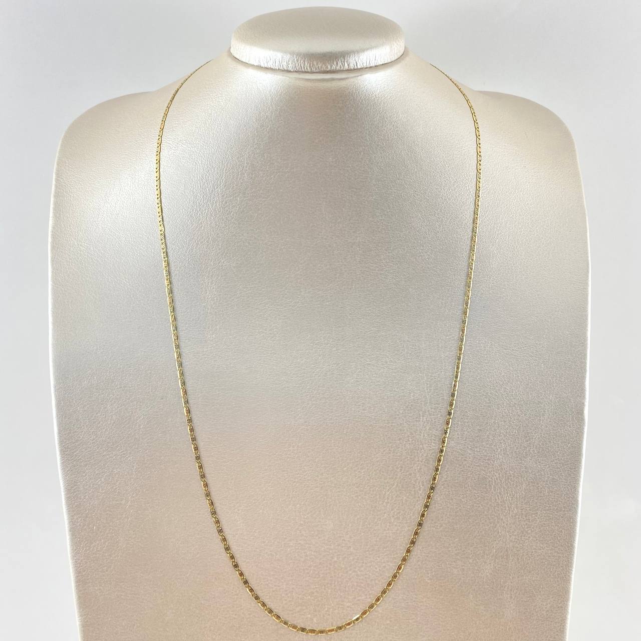 Cadena Plana 4.4gr / 60cm / +3  Oro 18K *