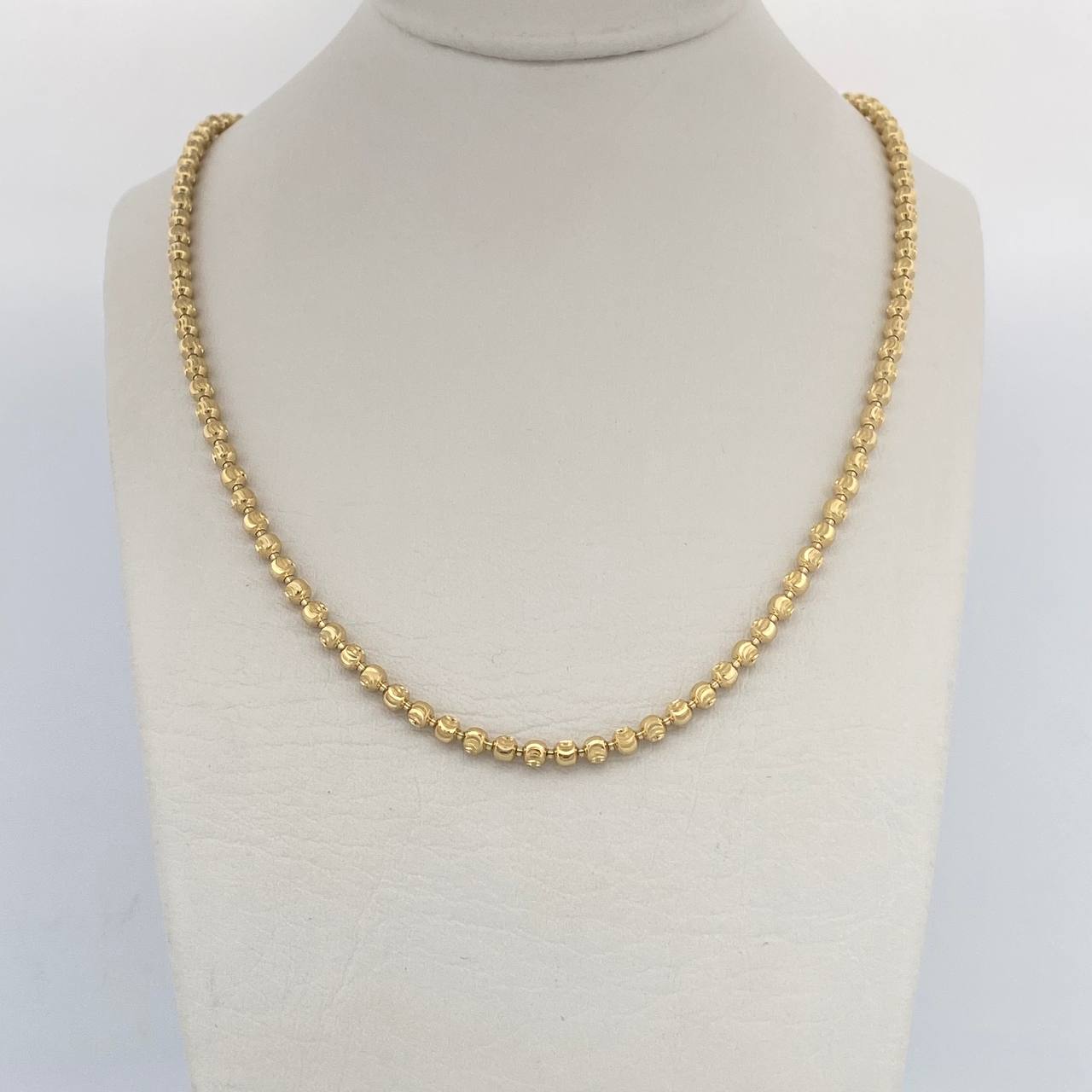 Cadena Militar 21.7gr / 65cm / Nac.Esp. Oro 18K $
