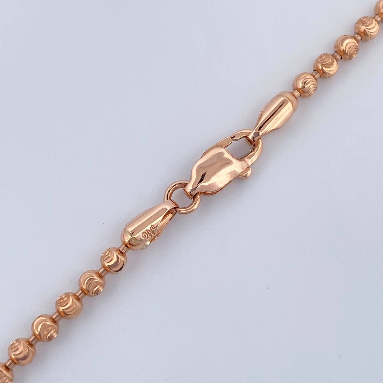 Cadena Militar 16.4gr / 50.5cm / Nac.Esp. Oro 18K $