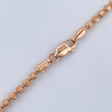Cadena Militar 16.4gr / 50.5cm / Nac.Esp. Oro 18K $