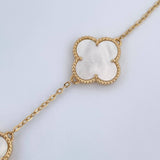 Pulso Trebol 6.2gr / 17cm-19.5cm / Nac. Esp Oro 18K &