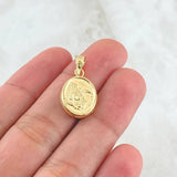 Dije San Miguel Arcangel 1.05gr / 2.5cm / Oro Amarillo 18K