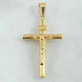 Dije Cruz Cristo 1.7gr / 4.2cm / Oro Amarillo 18K ©