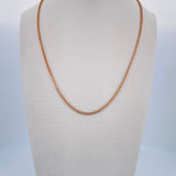 Cadena Veneciana 6.1gr / 45.5cm / 1.4mm Tres Oros +3 18K &