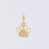 Dije Huella 0.65gr / 1.5cm / Oro Amarillo 18K