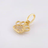Dije Huella 0.65gr / 1.5cm / Oro Amarillo 18K