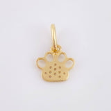 Dije Huella 0.65gr / 1.5cm / Oro Amarillo 18K