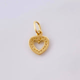 Dije Silueta Corazon 0.75gr / 1.5cm / Oro Amarillo 18K