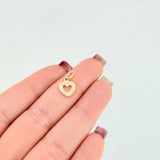 Dije Silueta Corazon 0.75gr / 1.5cm / Oro Amarillo 18K *