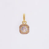 Dije Rombo Tupido 1.05gr / 1.3cm / Oro Amarillo 18K