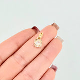 Dije Rombo Tupido 1.05gr / 1.3cm / Oro Amarillo 18K