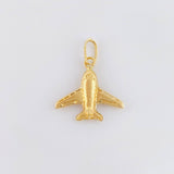 Dije Avion 0.55 g / 1.8 cm Oro Amarillo 18K